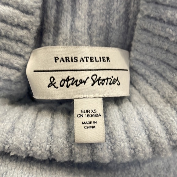 Blue & Other Stories turtleneck XS - Picture 3 of 5